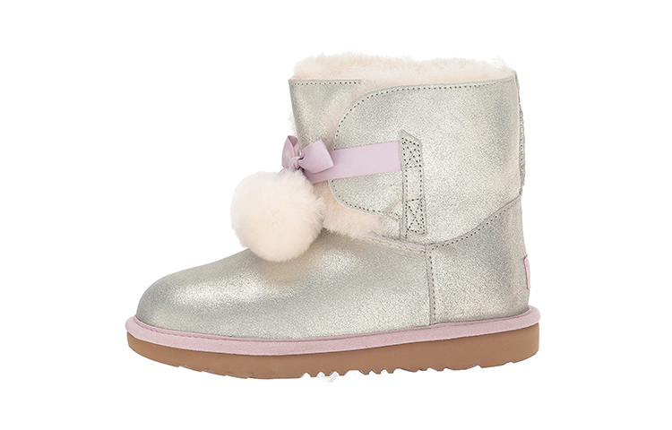 (Toddler) UGG Snow Boots 'Cute Pom-Pom Gold' 1019701T-GOLD