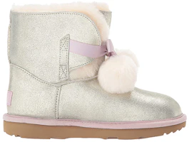 Order (Toddler) UGG Snow Boots 'Cute Pom-Pom Gold' 1019701T-GOLD