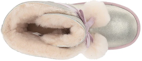 Lookbook (Toddler) UGG Snow Boots 'Cute Pom-Pom Gold' 1019701T-GOLD