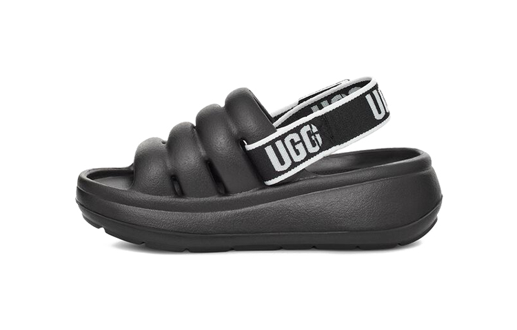 (Toddler) UGG Sport Yeah Slide Black 1129050T-BLK