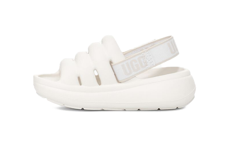 (Toddler) UGG Sport Yeah Slide Bright White 1129050T-BRWH