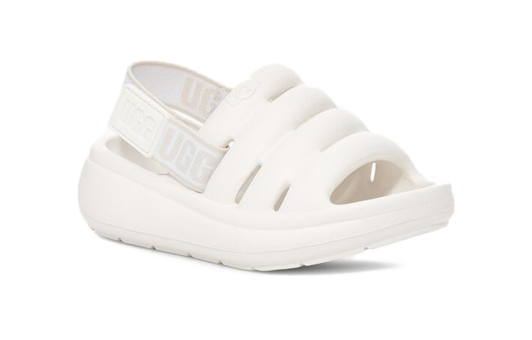 Lookbook (TD) UGG Sport Yeah Slide Helder Wit 1129050T-BRWH