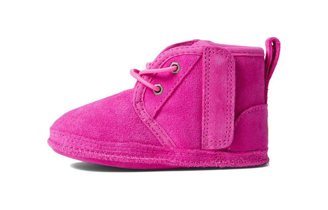 (Toddler) UGG Suede Round Toe Elastic Flat Low 'Purple' 1103500I-RRE