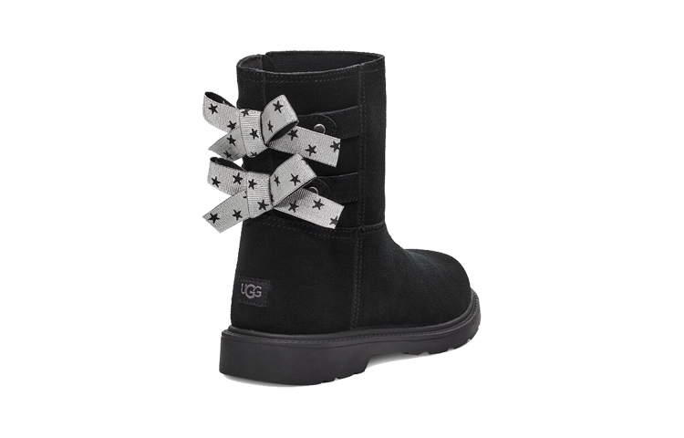 Lookbook UGG Tillee 高筒舒適雪靴 小童 黑色