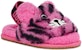 (TD) UGG Fluff Yeah Slide Tiger Stuffie 'Carnation' - Original dari UGG 1124940T-CRNT