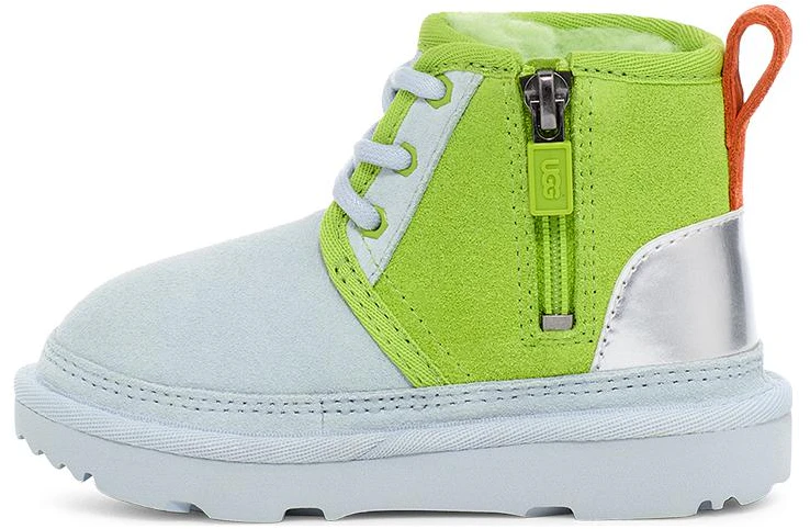 toddler-ugg-s-leather-round-toe-buckle-high-top-walking-shoe-green-1147230-t-gygn