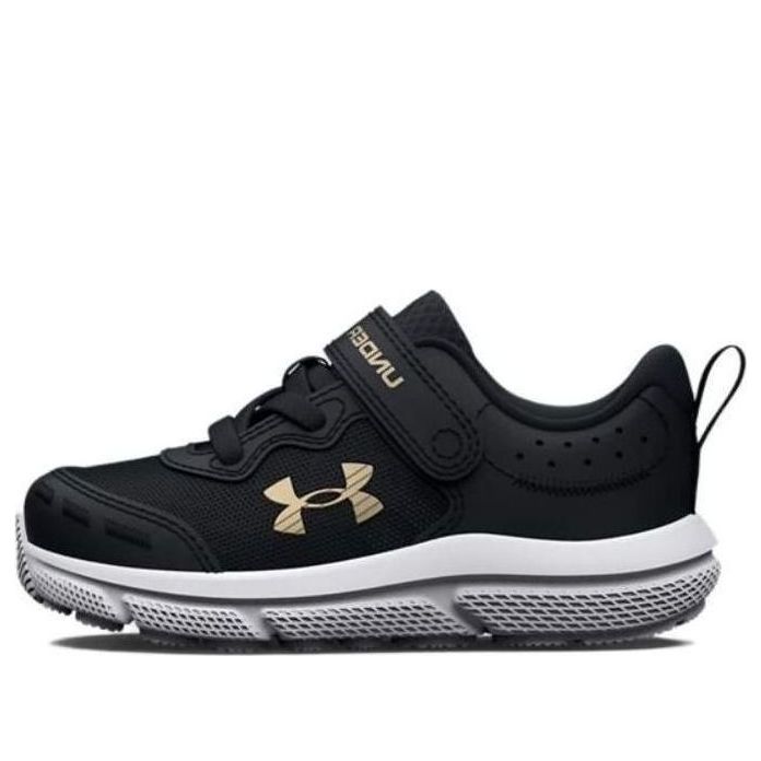 (Toddler) Under Armour Assert 10 AC 'Black Metallic Gold' 3026191-001