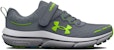 (TD) Under Armour Assert 10 AC 'Gravel Lime Surge' Lelaki Kasut Sukan 3026184-102
