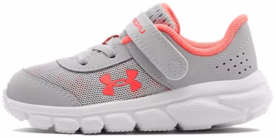 (Toddler) Under Armour Assert 8 'Halo Grey Cerise' 3023872-100 (Toddler) Under Armour Assert 8 'Halo Grey Cerise' 3023872-100