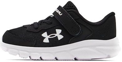 (Toddler) Under Armour Assert 9 AC 'Black White' 3024637-001 (Toddler) Under Armour Assert 9 AC 'Black White' 3024637-001