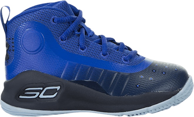 Toddler Under Armour Curry 4 Mid Royal Blue 1295997 402