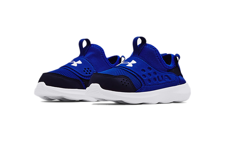 Lookbook (Toddler) Under Armour Runplay Running 'Black Blue' 3024212-400