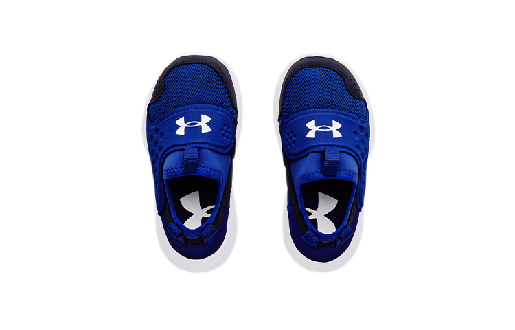 Shop (Toddler) Under Armour Runplay Running 'Black Blue' 3024212-400