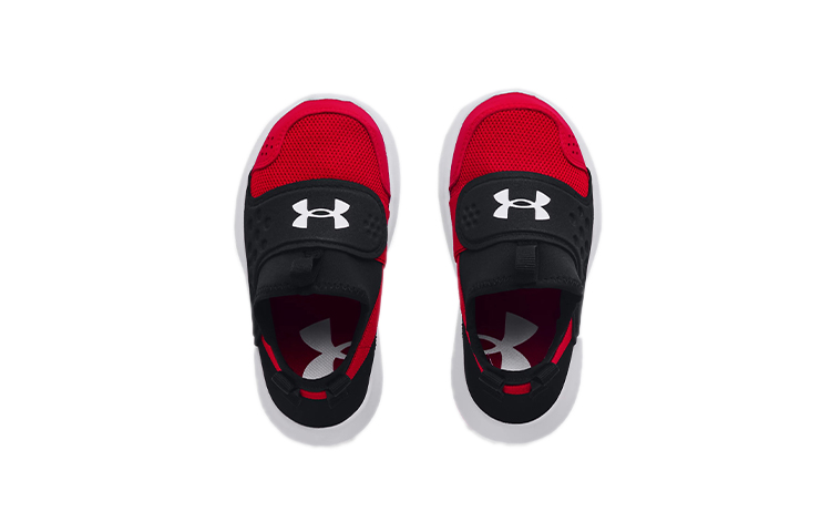 Shop (TD) (幼児用) アンダーアーマー ランプレイ ランニングシューズ 'ブラック レッド' 3024212-600 3024212-600