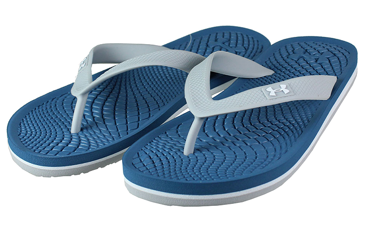 Lookbook (TD) Under Armour Sandalen Slippers K Blauw/Grijs 3022725-301
