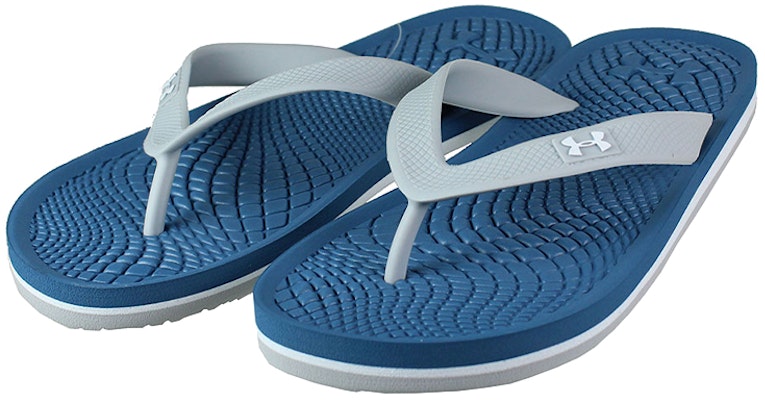 (Toddler) Under Armour Sandalias Slippers K Blue/Gray 3022725-301 Lookbook (Toddler) Under Armour Sandalias Slippers K Blue/Gray 3022725-301