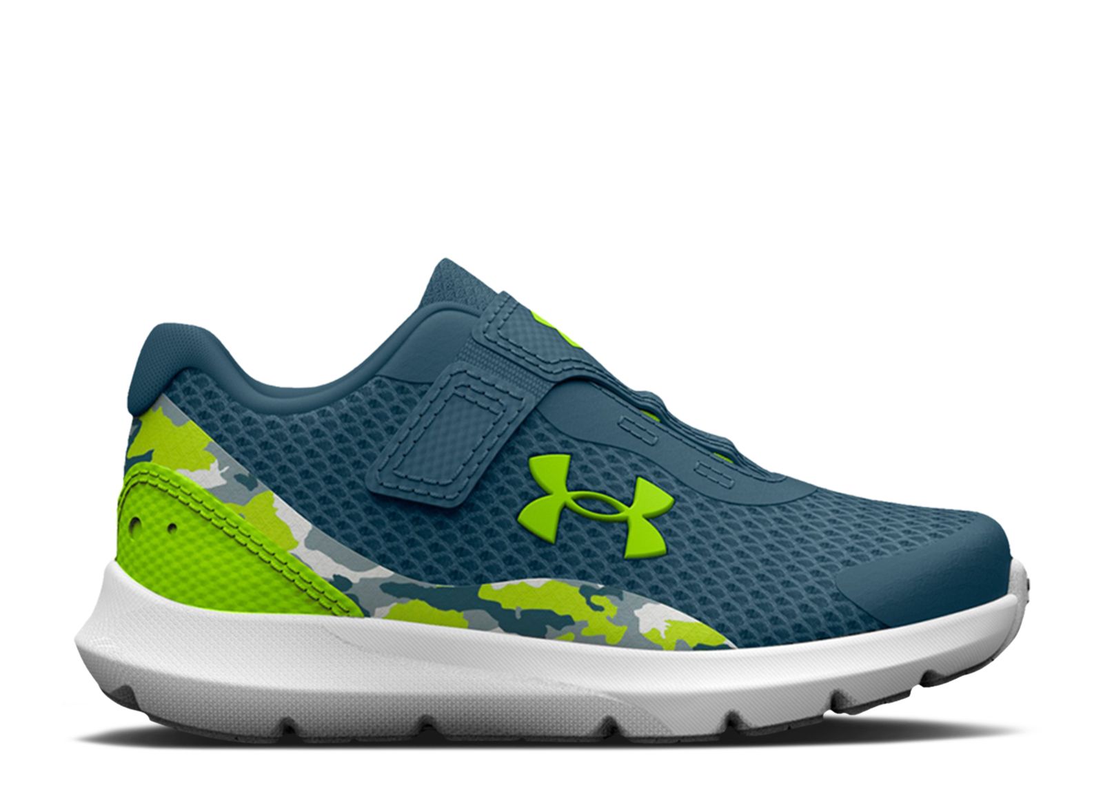 (Toddler) Under Armour Surge 3 Printed 'Static Blue Camo' 3026691-400