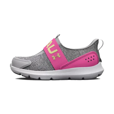 (TD) UA Surge 3 Slip 'Halo Grey Rebel Pink'