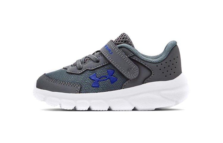(Toddler) Under Armour UA Assert 9 'Grey Velcro' 3024637-101