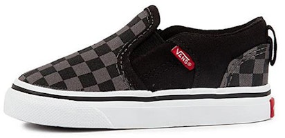 (Toddler) Vans Asher V 'Checkers - Black Pewter' VN000XE98JU