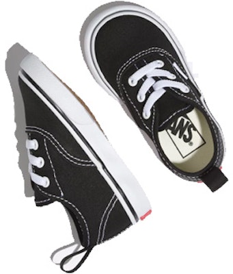 (Toddler) Vans Authentic Elastic Lace 'Black' VN0A34A1LXN Lookbook (Toddler) Vans Authentic Elastic Lace 'Black' VN0A34A1LXN