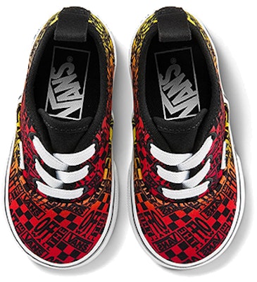 Vans Authentic Elastic Lace 'Black Red Yellow' VN0A4BUY2N5 Lookbook Vans Authentic Elastic Lace 'Black Red Yellow' VN0A4BUY2N5