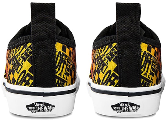 Vans Authentic Elastic Lace 'Black Red Yellow' VN0A4BUY2N5 Shop Vans Authentic Elastic Lace 'Black Red Yellow' VN0A4BUY2N5