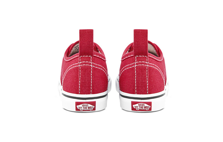 Shop (TD) Vans Authentic Elastic Lace 'Rojo Racing' VN0A34A1LXP