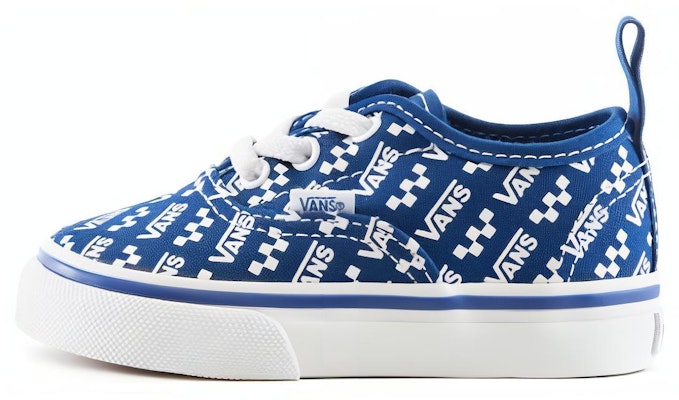 (Toddler) Vans Authentic Elastic Laces 'Logo Repeat - True Blue' VN0A4BUYWH8 Buy (Toddler) Vans Authentic Elastic Laces 'Logo Repeat - True Blue' VN0A4BUYWH8