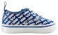 (TD) Vans Authentic Elastic Laces 'Logo Repeat - Biru Asli' VN0A4BUYWH8