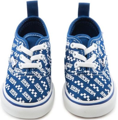 (Toddler) Vans Authentic Elastic Laces 'Logo Repeat - True Blue' VN0A4BUYWH8 Lookbook (Toddler) Vans Authentic Elastic Laces 'Logo Repeat - True Blue' VN0A4BUYWH8