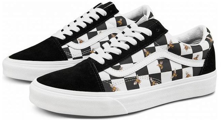 (Toddler) Vans Bee Check Old Skool Shoes 'Black White' VN000W9T9EH Lookbook (Toddler) Vans Bee Check Old Skool Shoes 'Black White' VN000W9T9EH