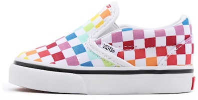 (TD) Vans Classic Slip-On 'Tablero de Ajedrez Arcoíris' VN000EX8U09 Buy (TD) Vans Classic Slip-On 'Tablero de Ajedrez Arcoíris' VN000EX8U09