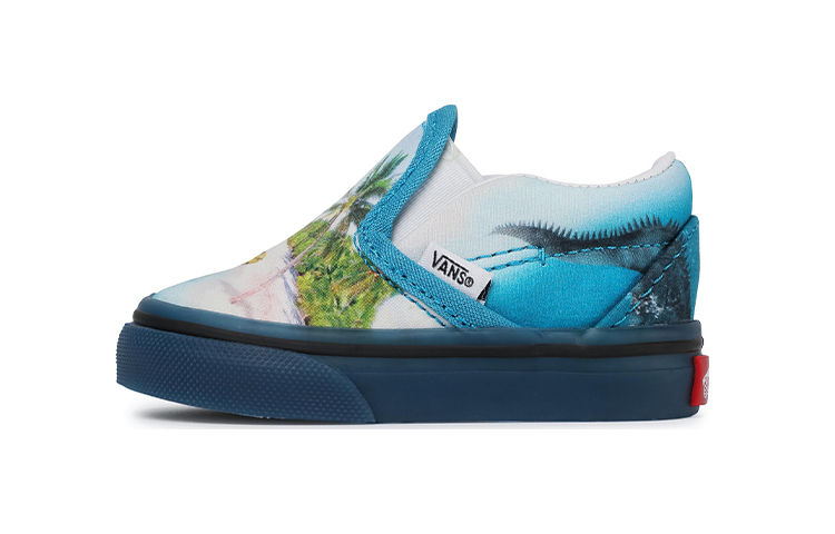 Buy (TD) Vans Classic Slip-On Sepatu Biru VN0A45JIVIF