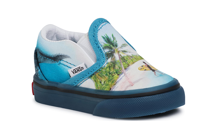 (TD) Vans Classic Slip-On Sneakers Blue 圖 3