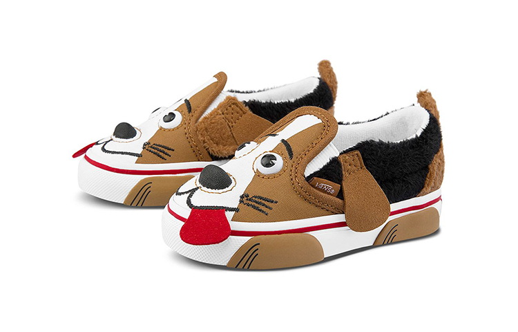 Vans Dog Slip-On V Brown 圖 2