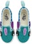 Lookbook (TD) Vans Slip-On V Seahorse 'Aqua Sky' dalam warna Biru Laut. VN0005WNNAX