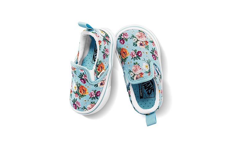 Shop (TD) Vans Comfycush Slip-on Scarpe Blu VN0A4TZK7U7
