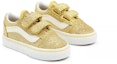 Lookbook (TD) Vans Teras Konfeti Old Skool Velcro Sneakers Rendah Emas/Kuning VN000D3Y8BB