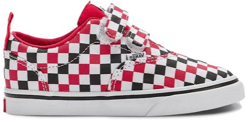 (Toddler) Vans Doheny V checkerboard 'Black White Red' VN0A4TZMRED Order (Toddler) Vans Doheny V checkerboard 'Black White Red' VN0A4TZMRED