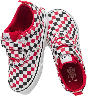 (Toddler) Vans Doheny V checkerboard 'Black White Red' VN0A4TZMRED Purchase (Toddler) Vans Doheny V checkerboard 'Black White Red' VN0A4TZMRED