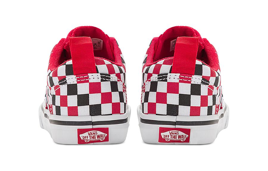 Details for (Toddler) Vans Doheny V checkerboard 'Black White Red' VN0A4TZMRED