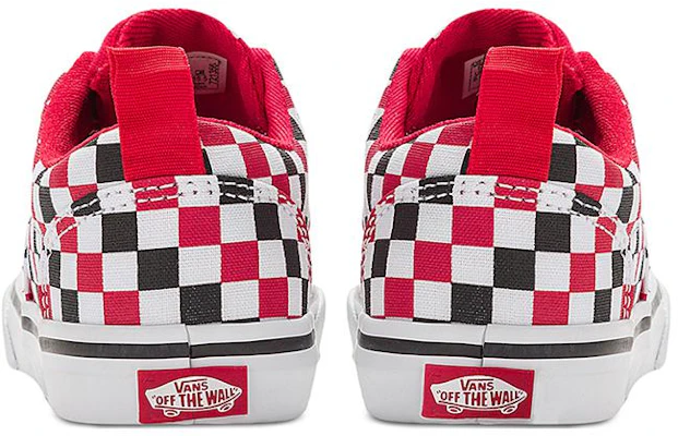 (Toddler) Vans Doheny V checkerboard 'Black White Red' VN0A4TZMRED Details for (Toddler) Vans Doheny V checkerboard 'Black White Red' VN0A4TZMRED