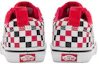 Details for (Toddler) Vans Doheny V checkerboard 'Black White Red' VN0A4TZMRED