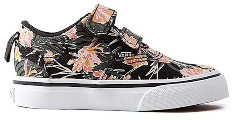 嬰兒 Vans Doheny 魔術貼 輕便舒適 低筒休閒板鞋 黑色印花 Order 嬰兒 Vans Doheny 魔術貼 輕便舒適 低筒休閒板鞋 黑色印花