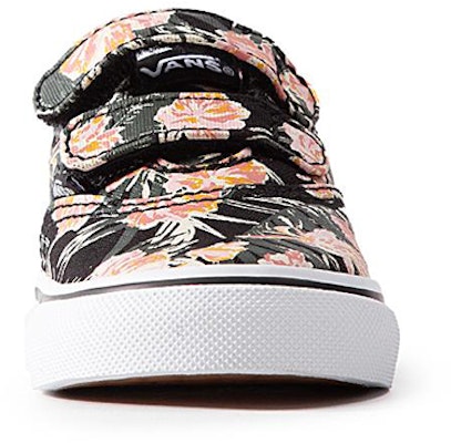 嬰兒 Vans Doheny 魔術貼 輕便舒適 低筒休閒板鞋 黑色印花 Shop 嬰兒 Vans Doheny 魔術貼 輕便舒適 低筒休閒板鞋 黑色印花