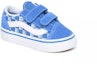 Lookbook Vans Edge Old Skool V Toddles/Infants Blue/White Chess Board VN0A38JN0KK