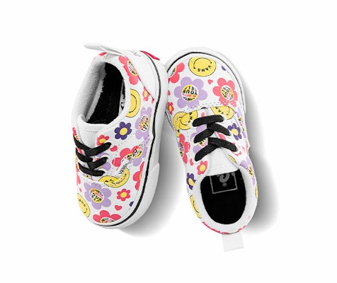 嬰童 Vans Era 低幫休閒板鞋 白粉紫 Shop 嬰童 Vans Era 低幫休閒板鞋 白粉紫