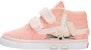 (TD) Kasut Vans Garden Party SK8-Mid Reissue Velcro 'Merah Jambu' VN0007Q4BM0