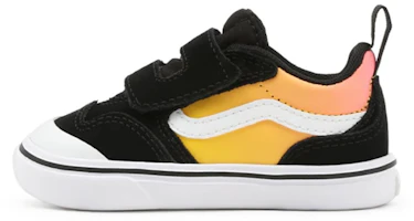 (Toddler) Vans Gradient Checking Comfycush New Skool Velcro Low-Top Sneakers Black/Yellow VN0A4TZH7UQ (Toddler) Vans Gradient Checking Comfycush New Skool Velcro Low-Top Sneakers Black/Yellow VN0A4TZH7UQ